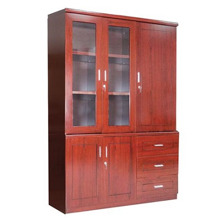 Tủ gỗ đựng tài liệu cho giám đốc TGD-02-01PU